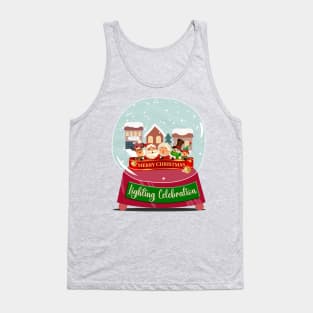 A Merry Christmas Lighting Celebration Tank Top